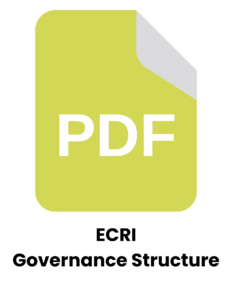 an image of a PDF logo with text underneath reading ECRI Governance Structure